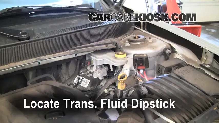 2007 Chrysler Sebring Limited 2.4L 4 Cyl. Transmission Fluid Check Fluid Level